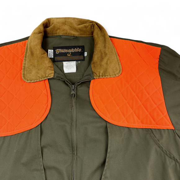 Gamehide Hunting Jacket Adult LARGE TALL Green Blaze Orange Shooting Pheasant - Picture 2 of 9
